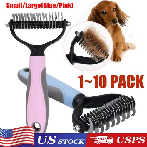 2side dog brush for shedding - dog,