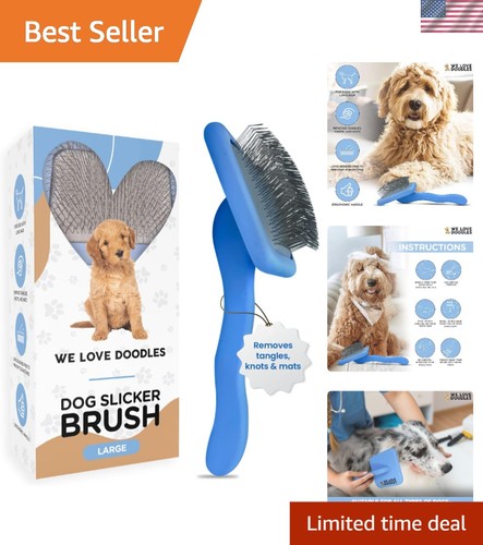 Large ergonomic slicker brush - large,