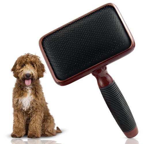Large slicker brush for - large,