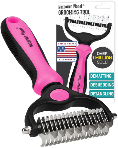 Hair brush double - brush, sided
