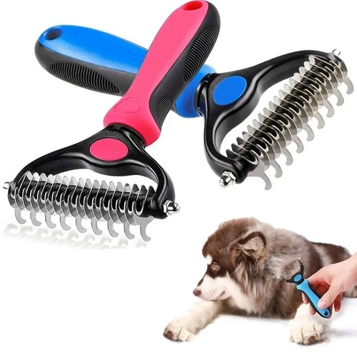 2side dog brush for - brush, shedding