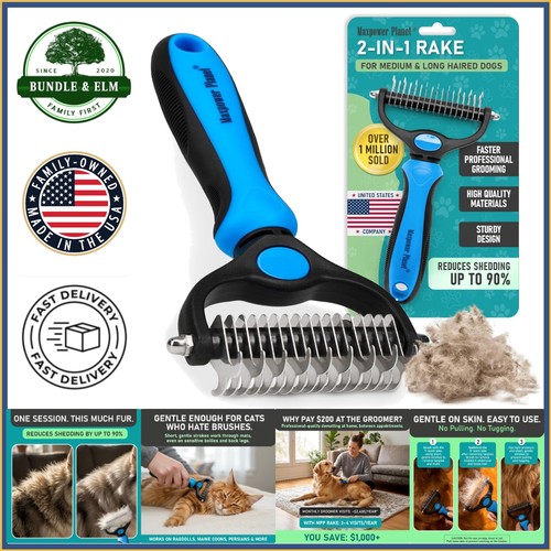Undercoat rake grooming brush - grooming,
