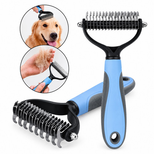 2side dog brush - dog, shedding