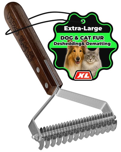 Undercoat rake for dogs - rake,