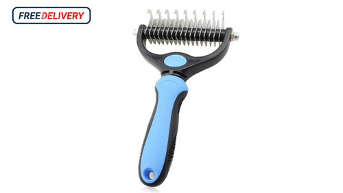 2side dog brush - 2side, shedding