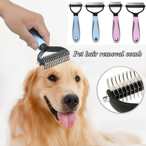 2side dog brush for shedding - brush,