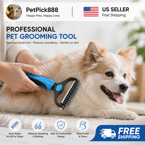 2side dog brush - 2side, for