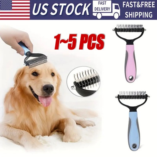 2side dog brush for shedding - brush,