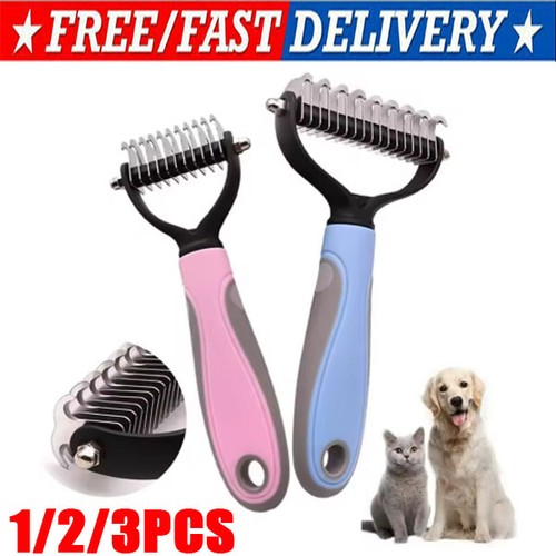 2side dog brush for shedding - 2side,